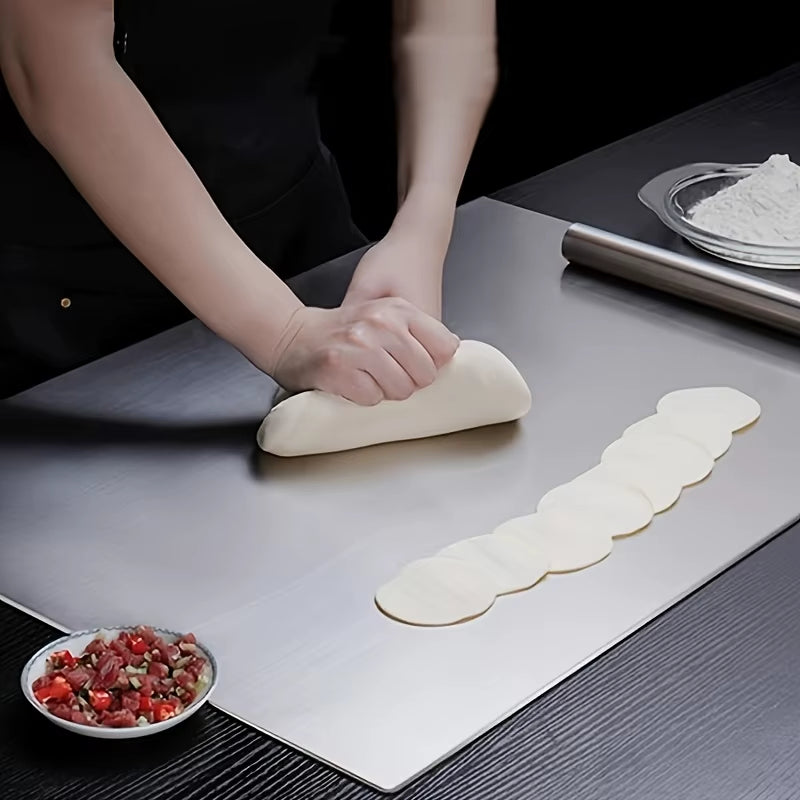 Premium Stainless Steel Cutting Board - Heavy Duty Non-Slip Chopping Board | Perfect for Meat, Vegetables, Baking & Prep | Commercial Grade Kitchen Accessory